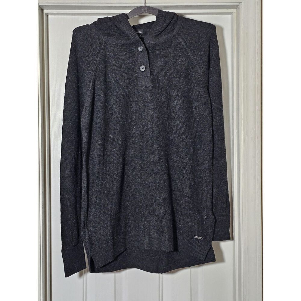 Prana‎ Milani Hooded Tunic Womens Size S Cotton Wool Blend